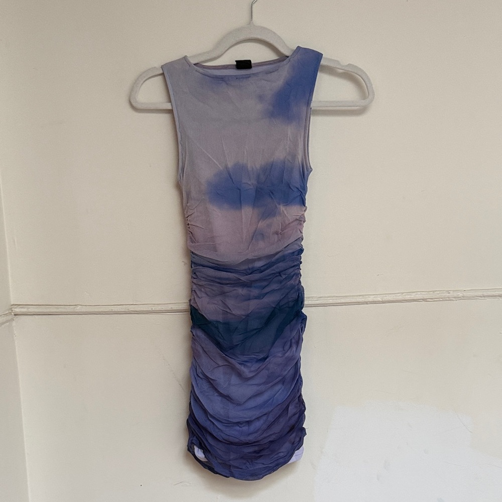 Urban Outfitters Blue and Purple Mini Dress